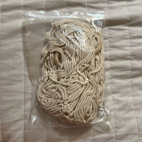 Macrame Hanging Stuffed Animal Hammock Storage - Picture 5 of 5